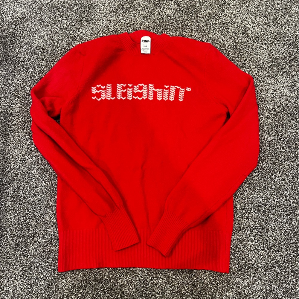 PINK “Sleighin” Sweater